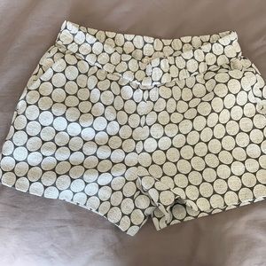 J Crew pull-on dot shorts size 2